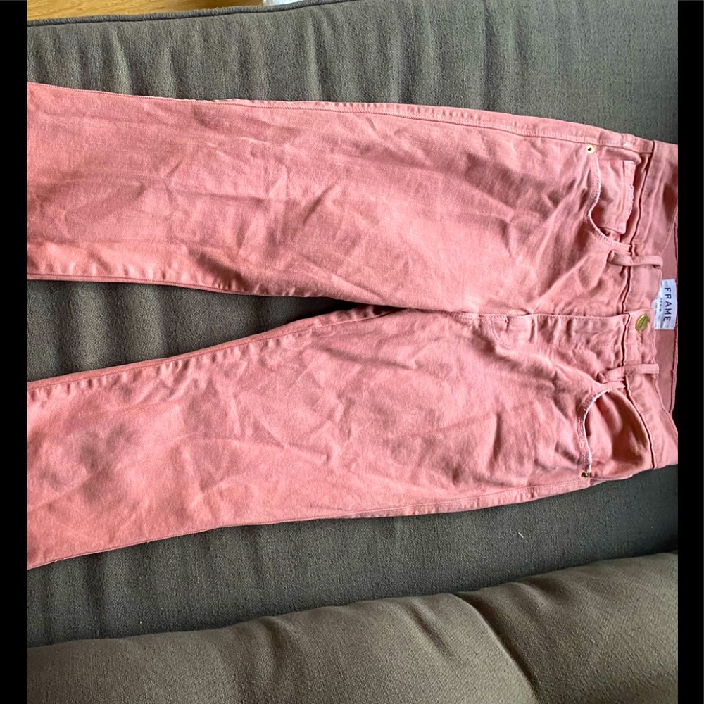 Pink le boot cut mini FRAME DENIM